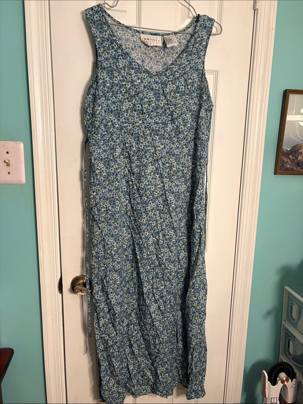 Vintage Floral Maxi Dress